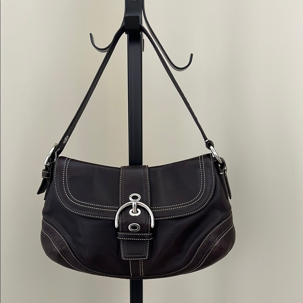 Coach Brown Leather Shoulder Bag